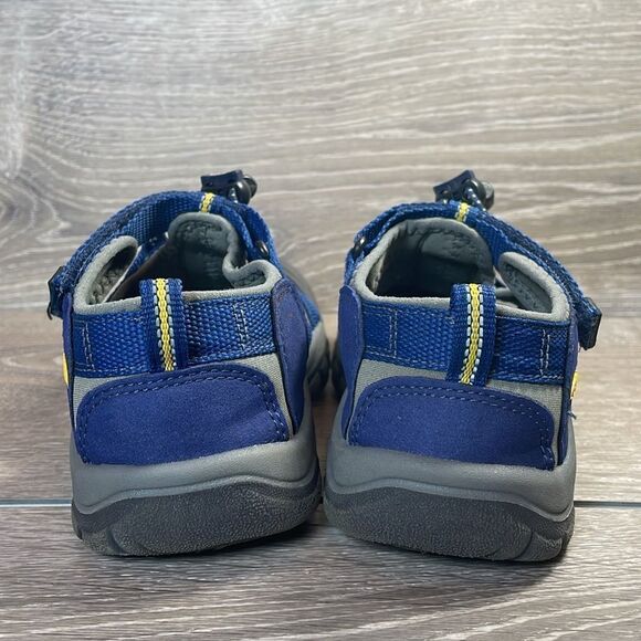 Keen Newport H2 Waterproof Blue Depths Gargoyle Toddler Boy Sz 4 Hiking Sandals - Picture 4 of 10
